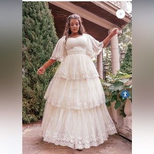 Jessakae Snowflake Dress 1X